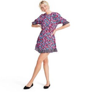 Rixo by Target Floral Puff Sleeve Dress NWT